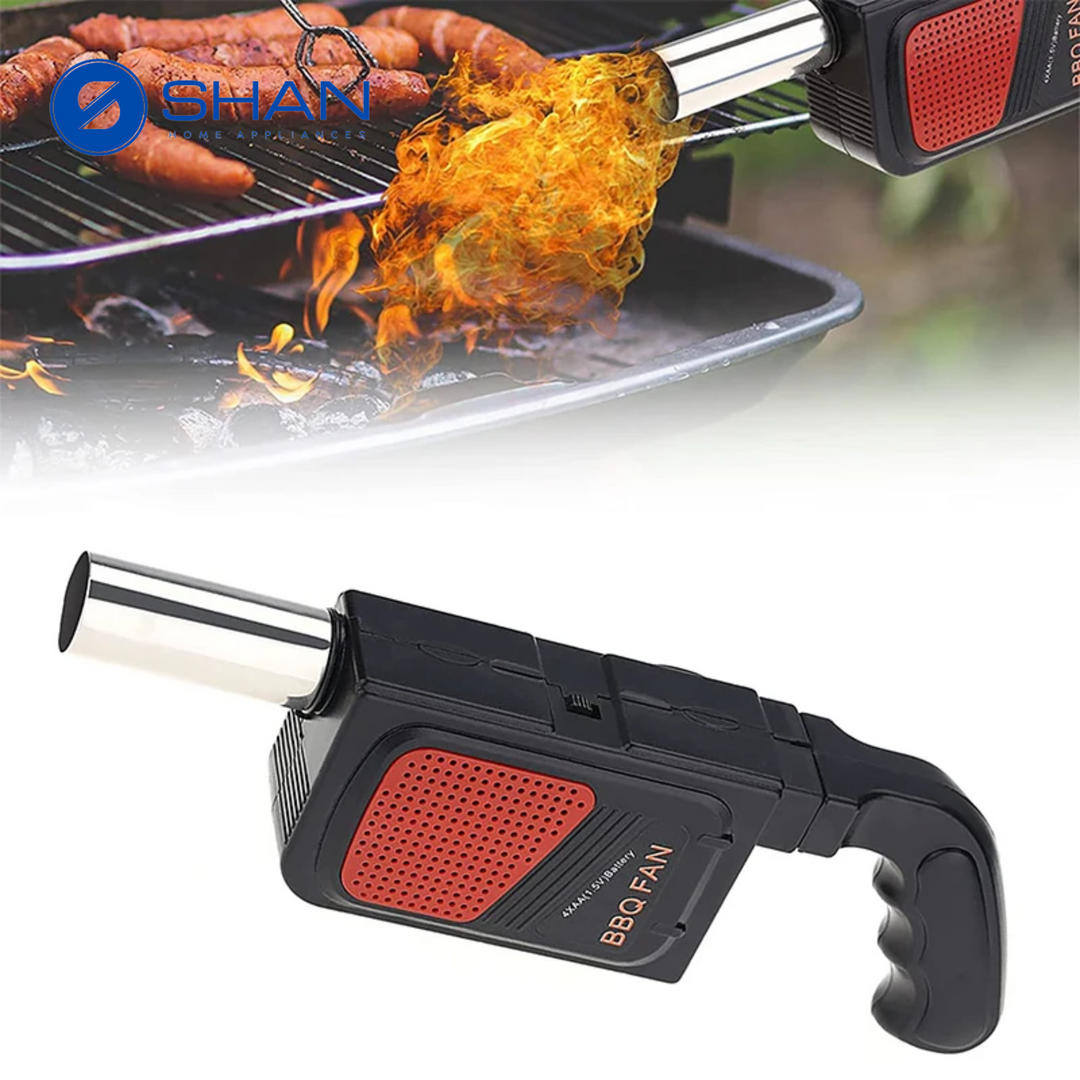 Portable Handheld Battery Powered BBQ Fan Blower