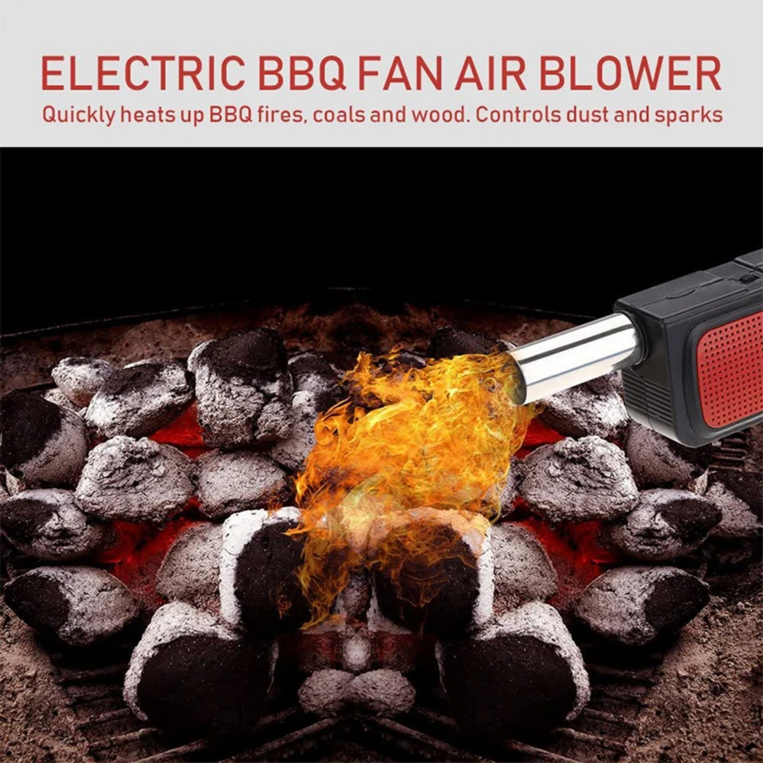 Portable Handheld Battery Powered BBQ Fan Blower