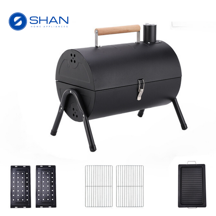 Portable Charcoal Round BBQ Grill