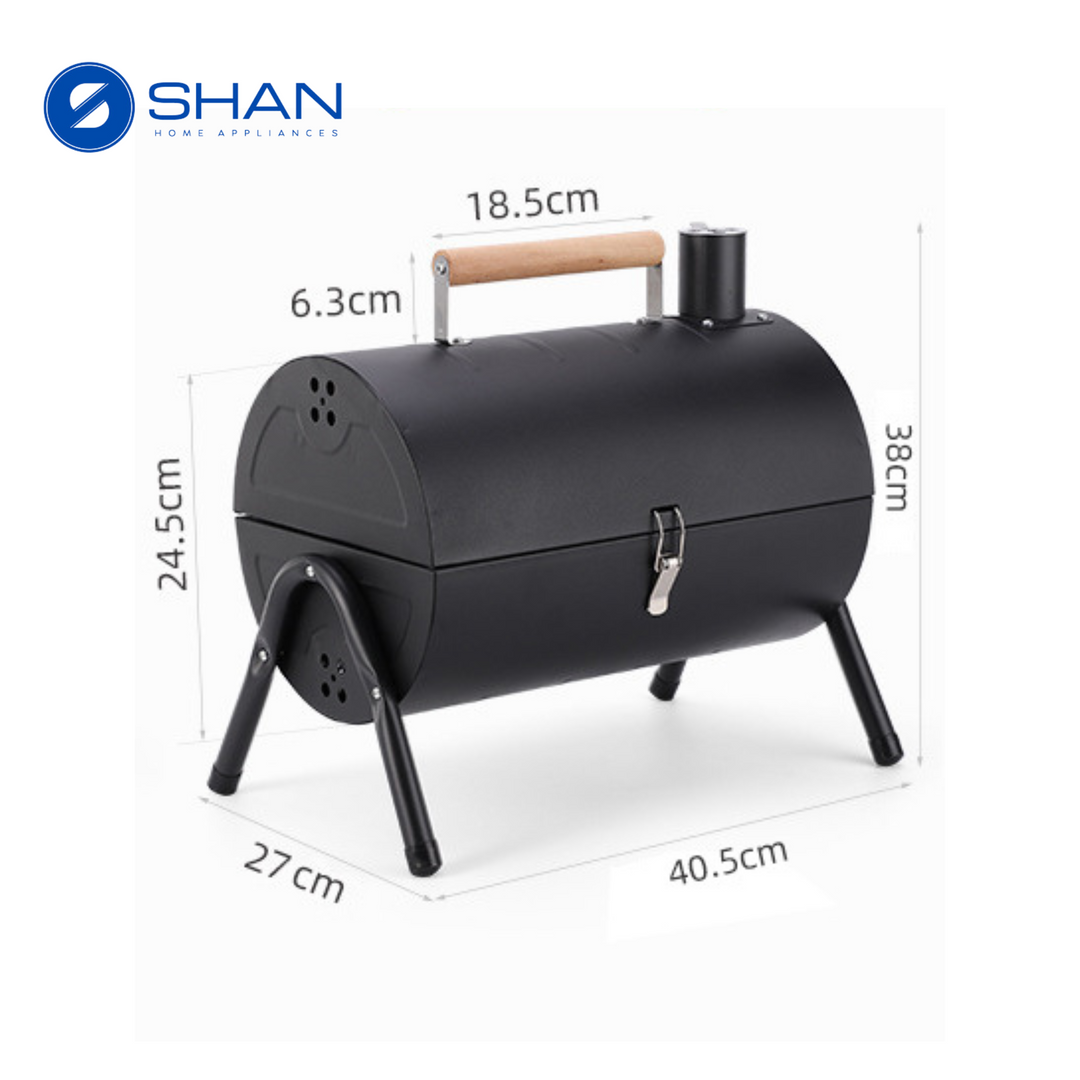 Portable Charcoal Round BBQ Grill