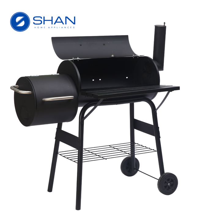 Monster Grill BBQ Smoker Charcoal Grill Roaster Portable Outdoor Camping Barbecue 2 in 1