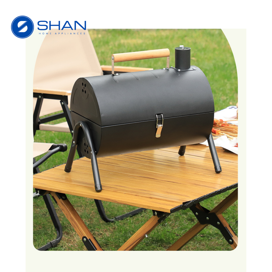 Portable Charcoal Round BBQ Grill