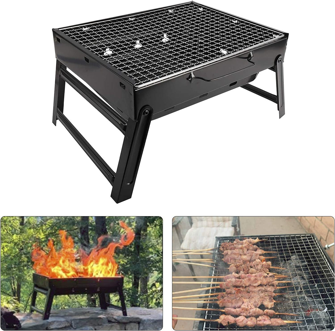 Small Size Portable BBQ Coal Grill (35cm * 27cm * 20cm)