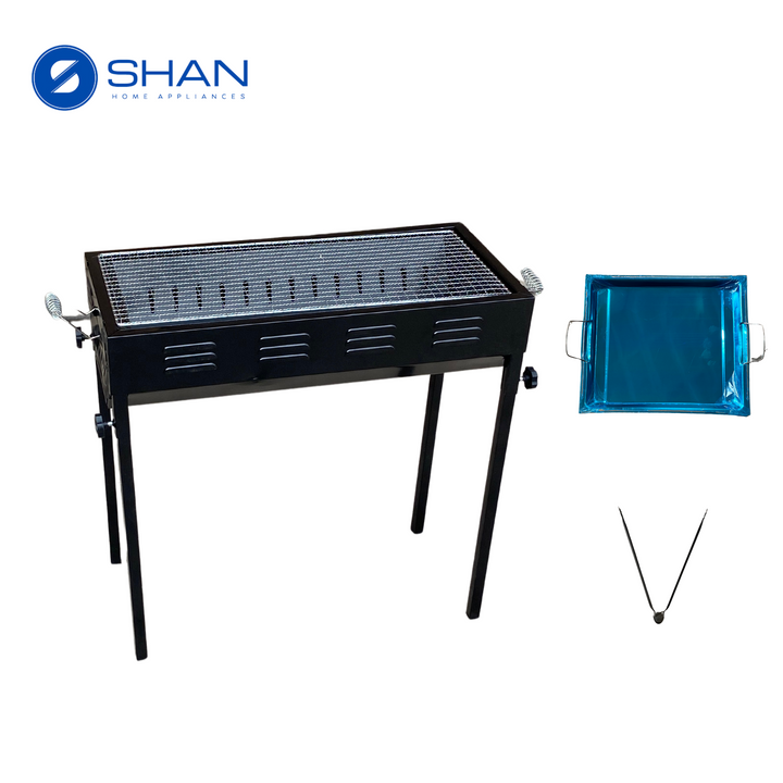 Adjustable Charcoal BBQ Grill (66cm * 30cm * 63.5cm)