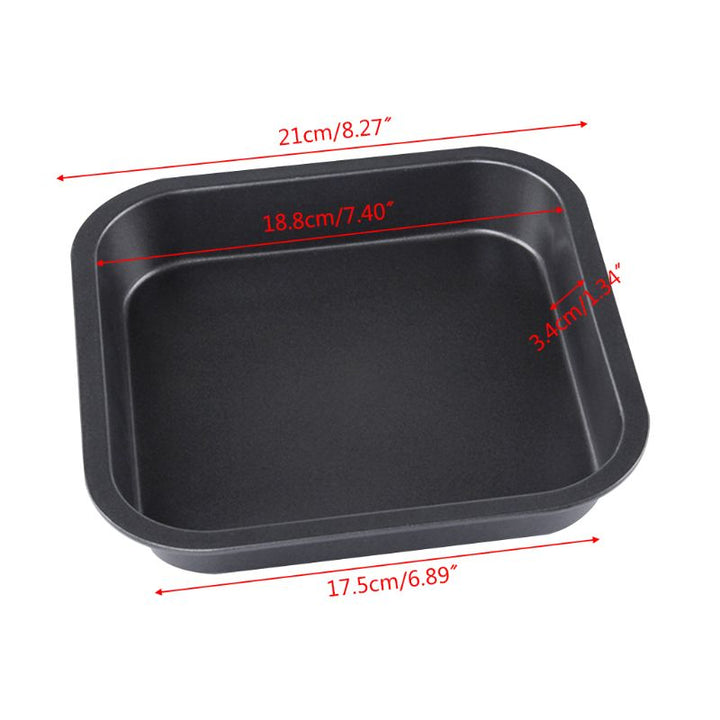 9 by 9 inch Non-Stick Square Cake Pan, Home Kitchen Cake Baking Pan